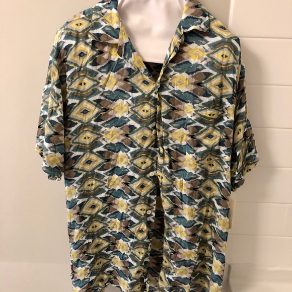 NWT Shades of Grey S/S Button Down - Picture 7 of 8